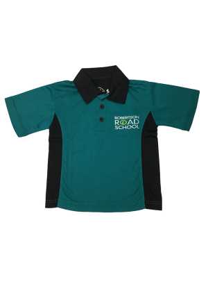 Robertson Road School SS Polo Jade/Black